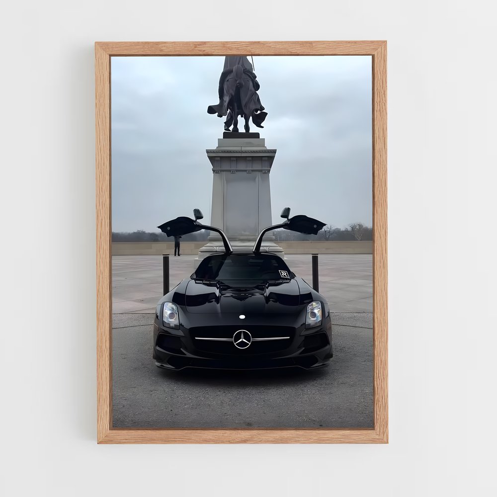 Poster Puissance Élégante – affiche Mercedes (vue 4)